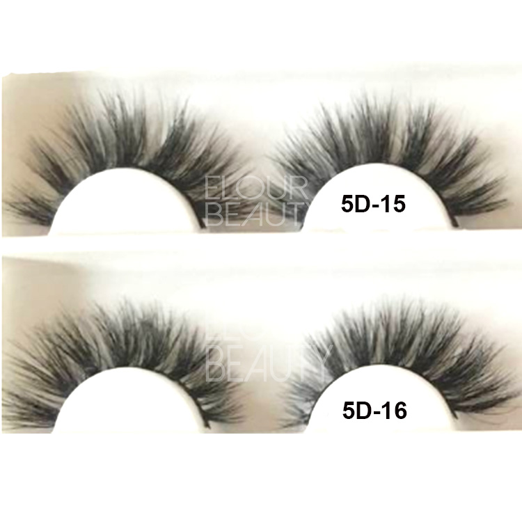 2018 the newest 5D mink fur eyelashes China factory wholesale EL62